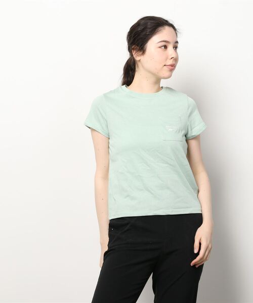 Reebok（リーボック）の「アイデンティティ ポケット Tシャツ / Identity Pocket T-Shirt（Tシャツ/カットソー・レディース・ホワイト/ブラック/グリーン系その他/ピンク系その他/オフホワイト・SMALL/MEDIUM/LARGE/X-LARGE/X-SMALL）」の18枚目の写真