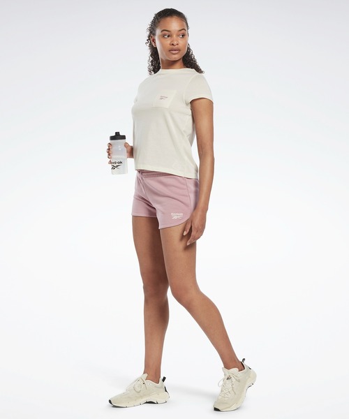 Reebok（リーボック）の「アイデンティティ ポケット Tシャツ / Identity Pocket T-Shirt（Tシャツ/カットソー・レディース・ホワイト/ブラック/グリーン系その他/ピンク系その他/オフホワイト・SMALL/MEDIUM/LARGE/X-LARGE/X-SMALL）」の22枚目の写真
