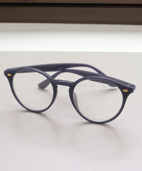 fredy emue（フレディエミュ）の「ヴィンテージカラーセルめがね（メガネ・レディース・ネイビー/サーモンピンク・FREE）」の8枚目の写真