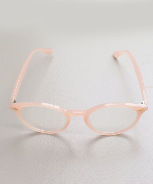fredy emue（フレディエミュ）の「ヴィンテージカラーセルめがね（メガネ・レディース・ネイビー/サーモンピンク・FREE）」の9枚目の写真