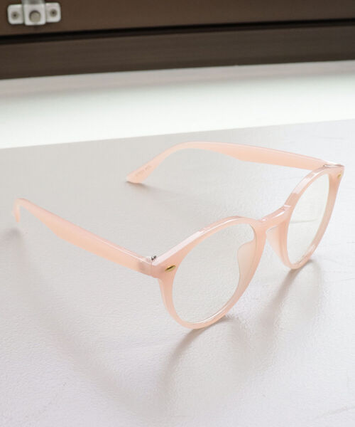 fredy emue（フレディエミュ）の「ヴィンテージカラーセルめがね（メガネ・レディース・ネイビー/サーモンピンク・FREE）」の11枚目の写真