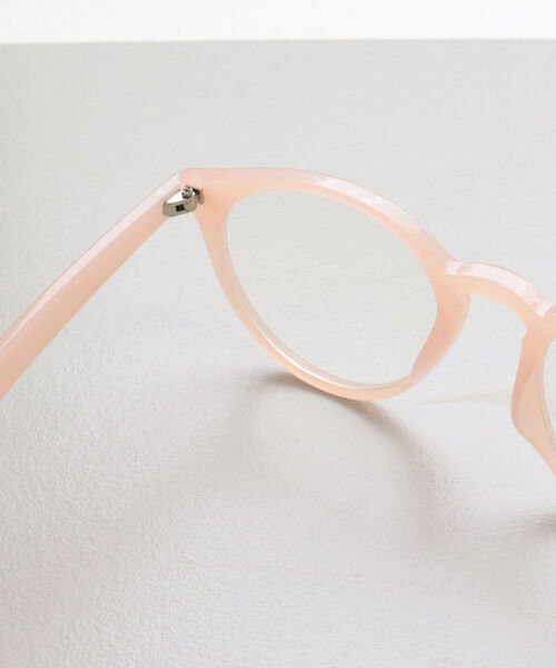fredy emue（フレディエミュ）の「ヴィンテージカラーセルめがね（メガネ・レディース・ネイビー/サーモンピンク・FREE）」の4枚目の写真