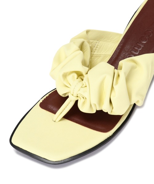 piu comoda（ピュコモダ）の「(piu comoda)ギャザートングサンダル（サンダル・レディース・イエロー/ブラック・37/36/38）」の19枚目の写真