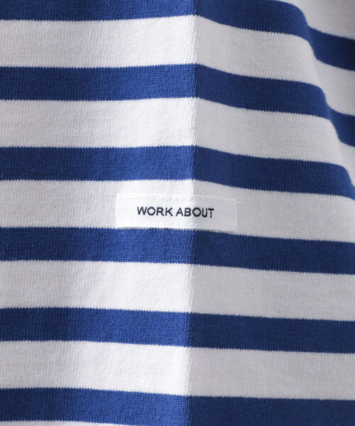 NOLLEY'S goodman（ノーリーズグッドマン）の「【WORK ABOUT/ワークアバウト】BRETAGNE バスクシャツ バスクボーダー ロンT（Tシャツ/カットソー・メンズ・ブラック系その他3/ブルー系その他3/グリーン系その他3・LARGE/MEDIUM）」の17枚目の写真
