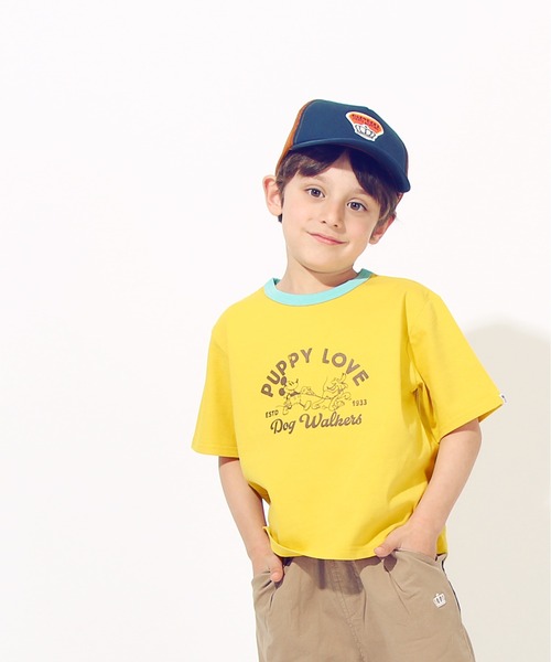 Disney（ディズニー）の「ディズニーTシャツ キッズ コットンUSAレトロプリント 6433K Disney（Tシャツ/カットソー・キッズ・オフホワイト/その他9/ゴールド/ブラック×レッド・90cm/100cm/110cm/80ｃｍ/140cm/120cm/130cm）」の19枚目の写真