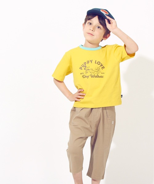 Disney（ディズニー）の「ディズニーTシャツ キッズ コットンUSAレトロプリント 6433K Disney（Tシャツ/カットソー・キッズ・オフホワイト/その他9/ゴールド/ブラック×レッド・90cm/100cm/110cm/80ｃｍ/140cm/120cm/130cm）」の21枚目の写真