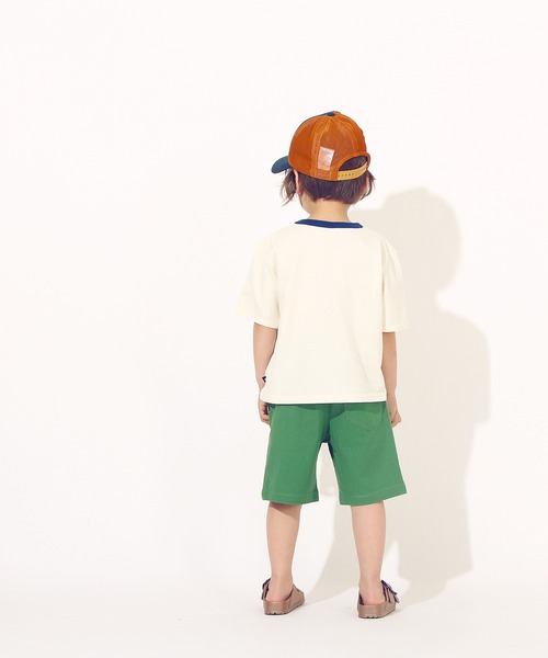 Disney（ディズニー）の「ディズニーTシャツ キッズ コットンUSAレトロプリント 6433K Disney（Tシャツ/カットソー・キッズ・オフホワイト/その他9/ゴールド/ブラック×レッド・90cm/100cm/110cm/80ｃｍ/140cm/120cm/130cm）」の7枚目の写真