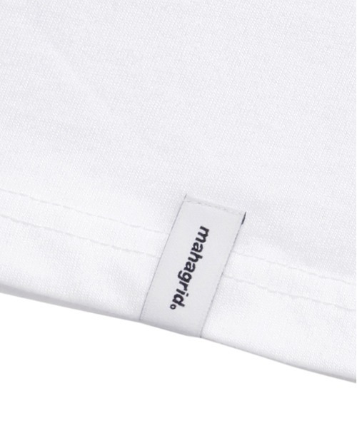 MAHAGRID（マハグリッド）の「【mahagrid】BASIC LOGO TEE / マハグリッド ベーシック ロゴ Tシャツ（Tシャツ/カットソー・メンズ・ホワイト/チャコールグレー/ブラック/パープル/グリーン/オートミール・SMALL/MEDIUM/LARGE/X-LARGE）」の13枚目の写真