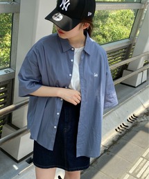 PairPair | 刺繍入りレギュラーカラーシャツ(ユニセックス)(シャツ/ブラウス)