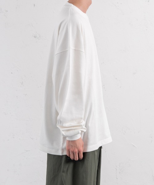 kutir（クティール）の「ルーズシルエット無地ポケットロンT（Tシャツ/カットソー・メンズ・ホワイト/ブラック/イエロー/グリーン・MEDIUM/LARGE）」の7枚目の写真