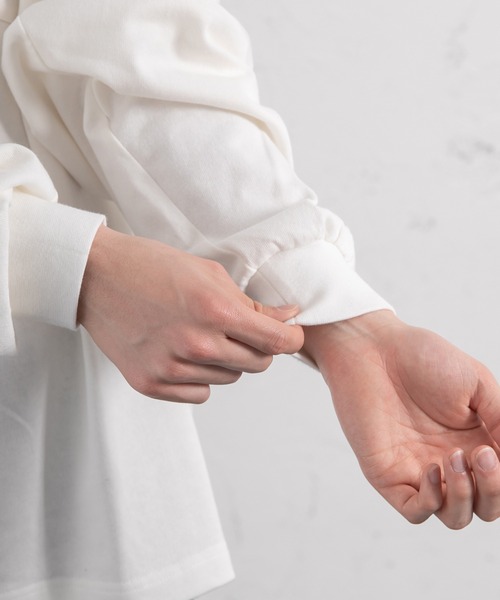 kutir（クティール）の「ルーズシルエット無地ポケットロンT（Tシャツ/カットソー・メンズ・ホワイト/ブラック/イエロー/グリーン・MEDIUM/LARGE）」の10枚目の写真