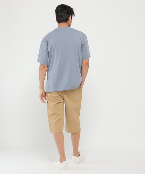 ikka（イッカ）の「ドビーハーフパンツ（その他パンツ・メンズ・オリーブ/ネイビー/ベージュ/キャメル/ブルー・S/M/L/XL）」の8枚目の写真