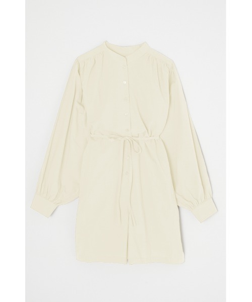 MOUSSY（マウジー）の「VOLUME SLEEVE ロンパース（つなぎ/オールインワン・レディース・ベージュ/オフホワイト/ダークネイビー・2/1）」の12枚目の写真