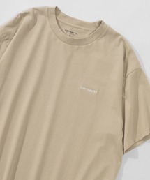 【Carhartt/カーハート】 ワンポイント ブランドネームロゴ刺繍 半袖Tシャツ/CH SCRIPT EMB T