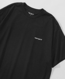 【Carhartt/カーハート】 ワンポイント ブランドネームロゴ刺繍 半袖Tシャツ/CH SCRIPT EMB T