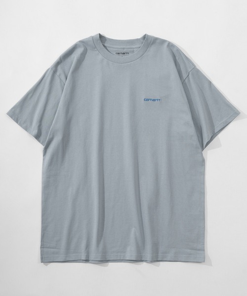 Carhartt WIP(カーハートダブリューアイピー)の「【Carhartt/カーハート】 ワンポイント ブランドネームロゴ刺繍 半袖Tシャツ/CH SCRIPT EMB T(Tシャツ/カットソー・レディース・ホワイト/ブラック/ダークグリーン/サックスブルー/グレイッシュベージュ・M/L/XL)」の6枚目の写真