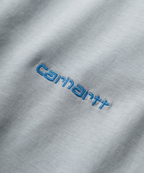 Carhartt WIP(カーハートダブリューアイピー)の「【Carhartt/カーハート】 ワンポイント ブランドネームロゴ刺繍 半袖Tシャツ/CH SCRIPT EMB T(Tシャツ/カットソー・レディース・ホワイト/ブラック/ダークグリーン/サックスブルー/グレイッシュベージュ・M/L/XL)」の9枚目の写真