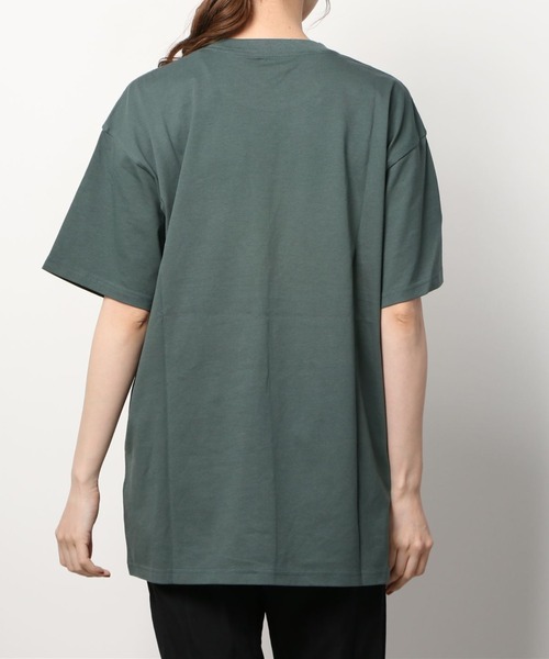 Carhartt WIP(カーハートダブリューアイピー)の「【Carhartt/カーハート】 ワンポイント ブランドネームロゴ刺繍 半袖Tシャツ/CH SCRIPT EMB T(Tシャツ/カットソー・レディース・ホワイト/ブラック/ダークグリーン/サックスブルー/グレイッシュベージュ・M/L/XL)」の13枚目の写真