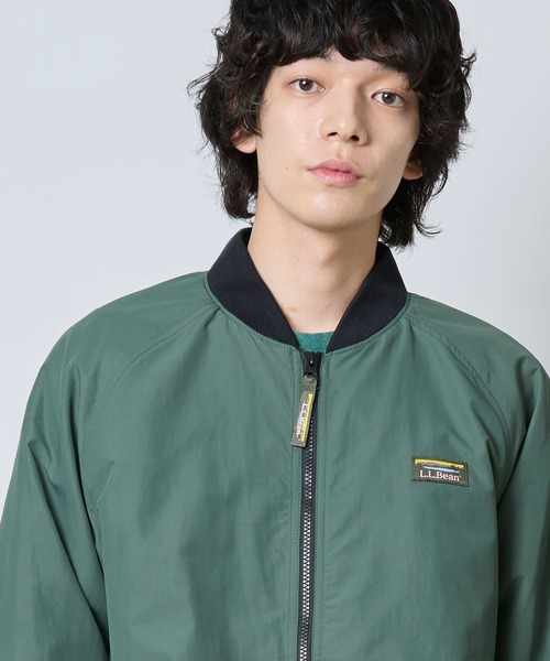 L.L.Bean（エルエルビーン）の「3 シーズン・ボンバー・ジャケット 米国フィット・レギュラー（ブルゾン・メンズ・ネイビー/グリーン/ブラック/レッド・SMALL/MEDIUM/LARGE）」の10枚目の写真
