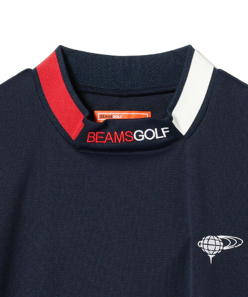 ビームスゴルフ　BEAMS GOLF ネイビー モックネックシャツ ビームスゴルフ BEAMS GOLF ネイビー モックネックシャツ 楽天