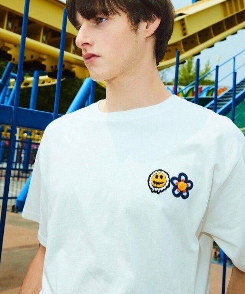 ☆MISTER CHILD☆半袖Tシャツ RAINBOW FLOWER T-SHIRTS MISTERCHILD（ミスターチャイルド）の「【MISTER CHILD/ミスター