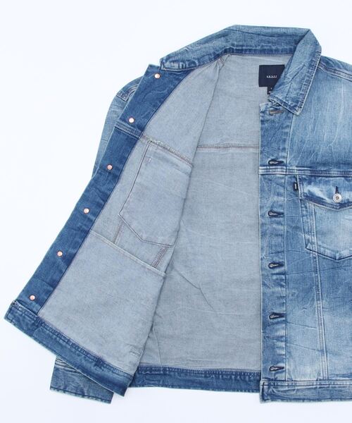oblekt(オブレクト)の「BOTANICAL DENIM JACKET(デニムジャケット・レディース・インディゴブルー・FREE)」の5枚目の写真