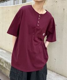 PairPair | ワッペン付きヘンリーネックTシャツ(ユニセックス)(Tシャツ/カットソー)