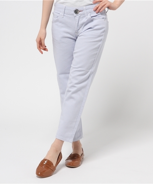 earth music&ecology（アースミュージックアンドエコロジー）の「【Lee×earth】テーパードカラーパンツ（その他パンツ・レディース・ラベンダー/ホワイト/ライトイエロー・X-SMALL/MEDIUM/SMALL）」の2枚目の写真