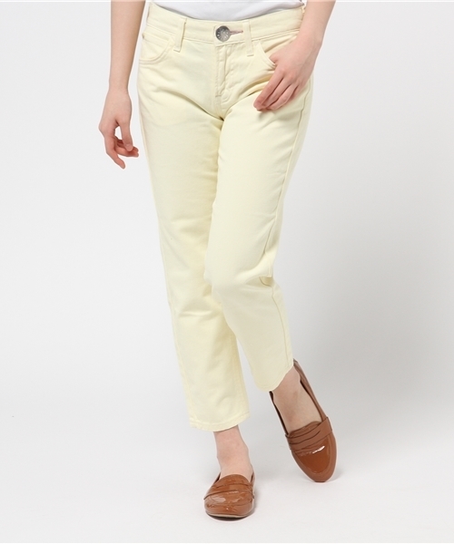 earth music&ecology（アースミュージックアンドエコロジー）の「【Lee×earth】テーパードカラーパンツ（その他パンツ・レディース・ラベンダー/ホワイト/ライトイエロー・X-SMALL/MEDIUM/SMALL）」の3枚目の写真