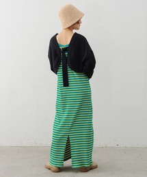 MERLOT | ボーダータンクワンピース(ワンピース)