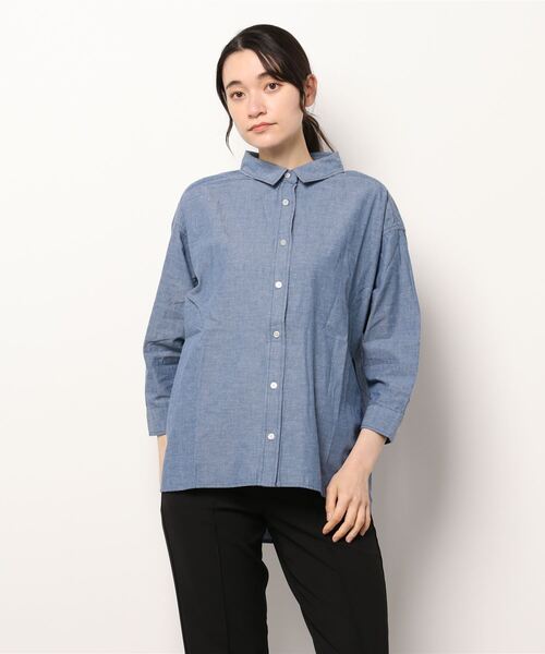 Samansa Mos2（サマンサ モスモス）の「ダンガリーシャツ（シャツ