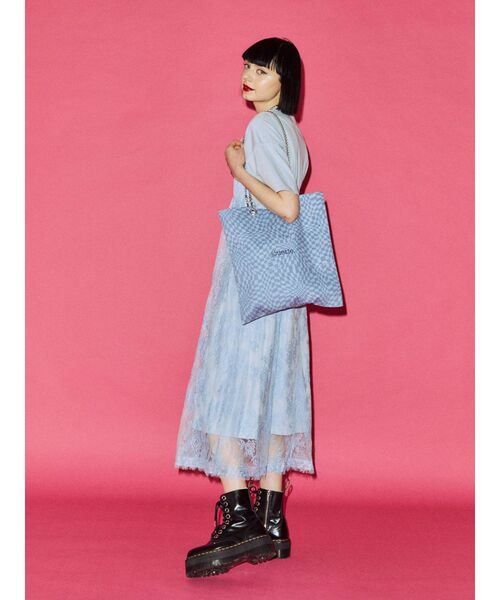 jouetie(ジュエティ)の「シアーレイヤードTワンピース(ワンピース・レディース・オフホワイト/ブラック・MEDIUM)」の7枚目の写真