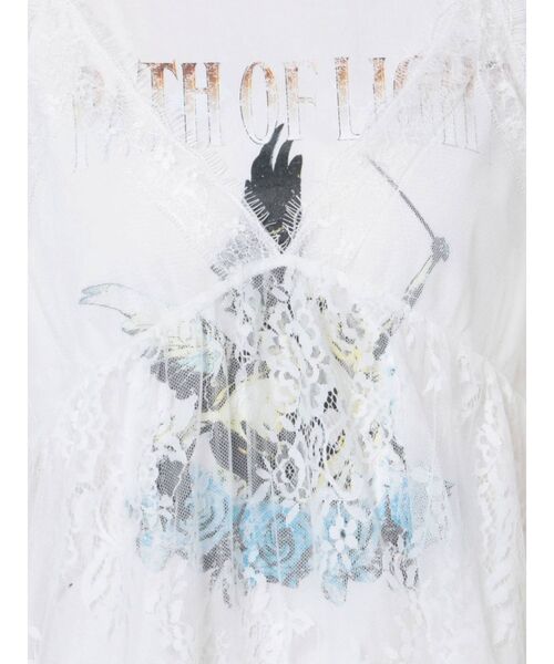 jouetie(ジュエティ)の「シアーレイヤードTワンピース(ワンピース・レディース・オフホワイト/ブラック・MEDIUM)」の19枚目の写真