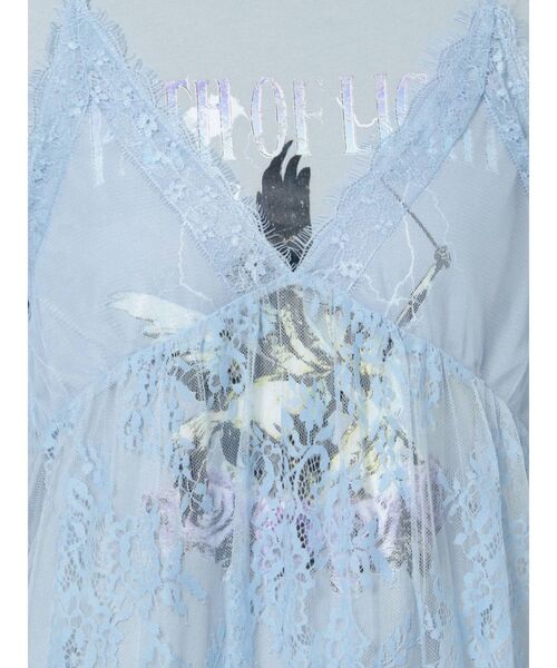 jouetie(ジュエティ)の「シアーレイヤードTワンピース(ワンピース・レディース・オフホワイト/ブラック・MEDIUM)」の22枚目の写真