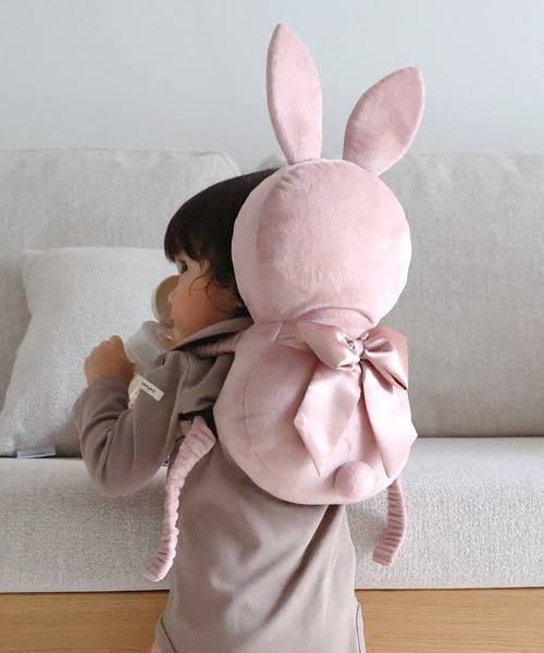 PUPPAPUPO（プッパプーポ）の「ごっつん防止 ヘッドガード クッション（その他ベビー用品・キッズ・グレー/ブラウン/ピンク・FREE）」の3枚目の写真