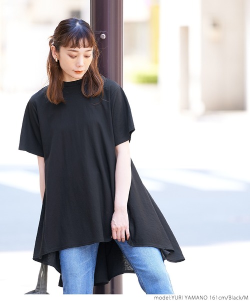 coca(coca)(コカ)の「接触冷感カットソーチュニック(チュニック・レディース・ホワイト/ブラック/カーキ/オレンジ・M/L)」の20枚目の写真