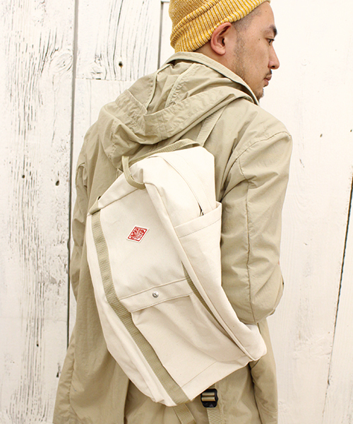 CIAOPANIC TYPY（チャオパニックティピー）の「【DANTON】ダントンデイパック（バックパック/リュック・レディース・ホワイト/マスタード/レッド/ブルー/ベージュ/ネイビー/ブラック・FREE）」の2枚目の写真