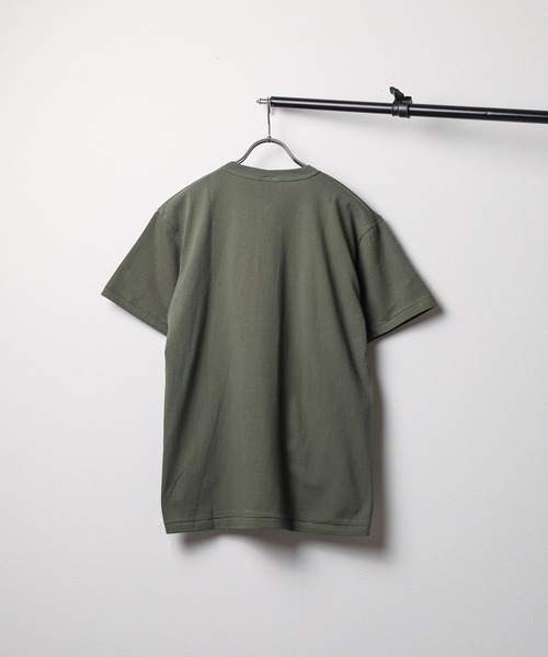 NO WAY(ノーウェイ)の「オープンエンド マックスウェイト ヘンリーネックTシャツ【W】【it】【FE】(Tシャツ/カットソー・メンズ・ホワイト/ブラック/インディゴブルー/アーミー/ナチュラル/スミクロ・X-LARGE/MEDIUM/LARGE)」の19枚目の写真