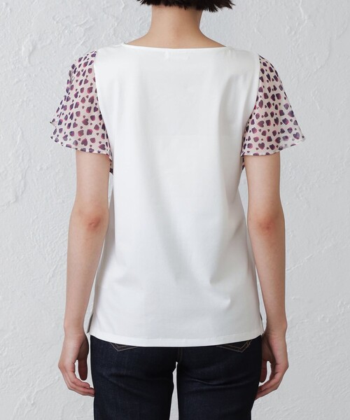 EPOCA THE SHOP(エポカザショップ)の「ハートスリーブカットソー(Tシャツ/カットソー・レディース・ブラック/ベージュ・38)」の7枚目の写真