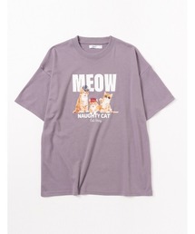アニマルラクガキプリントTシャツ 半袖