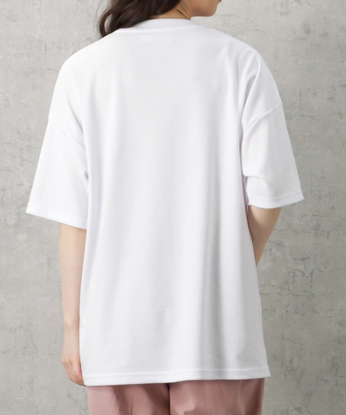 Mac-House(マックハウス)の「アニマルラクガキプリントTシャツ 半袖(Tシャツ/カットソー・メンズ・ホワイト/パープル/ブラック・L/M)」の11枚目の写真