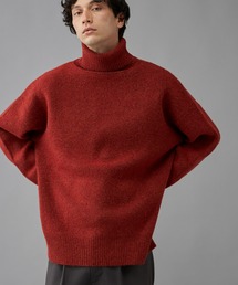 メンズのニット セーター レッド 赤色系 タートルネック ハイネック ファッション通販 Zozotown