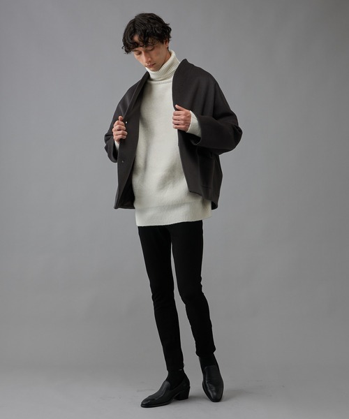 Lui's（ルイス）の「BIG タートル ニット（ニット/セーター・メンズ・ホワイト/ライトグレー/ブラック/ベージュ/ネイビー/レッド/イエロー/オレンジ/グリーン/ダークグレー/ボルドー/バイオレット・FREE）」の19枚目の写真