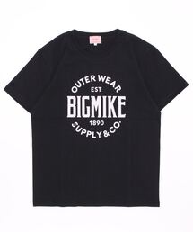 BIG MIKE ビッグマイク / サークルロゴ 半袖プリントTシャツ 7.2オンス コットン ユニセックス 102228603