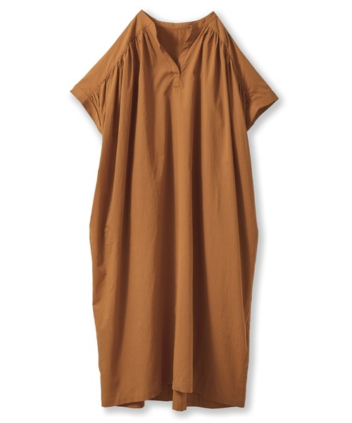 avecmoi(アヴェクモワ)の「【佐藤かなさんプロデュース】 アヴェクモワ ギャザーワンピース〈キャメル〉(ワンピース・レディース・キャメル・MEDIUM/LARGE/X-LARGE/SMALL)」の9枚目の写真