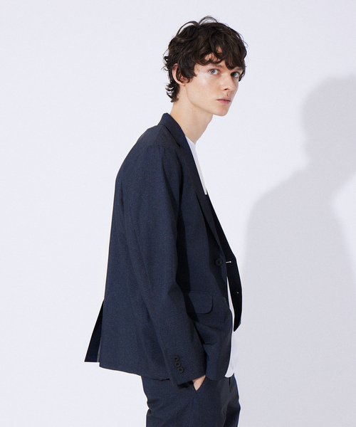 ABAHOUSE GRAY（アバハウスグレイ）の「【セットアップ対応/MASCHILE】AIR HOLE ジャケット（テーラードジャケット・メンズ・ライトグレー/ネイビー/グレー/ブルー・46/48/50/44）」の3枚目の写真