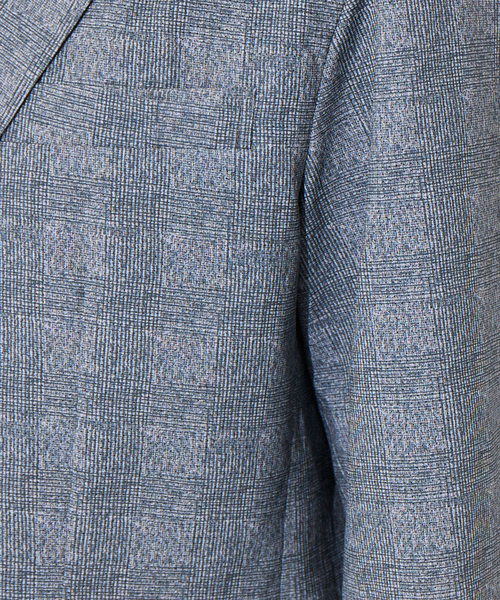 ABAHOUSE GRAY（アバハウスグレイ）の「【セットアップ対応/MASCHILE】AIR HOLE ジャケット（テーラードジャケット・メンズ・ライトグレー/ネイビー/グレー/ブルー・46/48/50/44）」の18枚目の写真