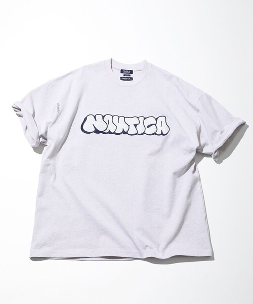 NAUTICA（ノーティカ）の「NAUTICA＋STACKS/ノーティカ スタックス T-Shirts “LURK” 2.1（Tシャツ/カットソー・メンズ・ライトグレー・SMALL/MEDIUM/X-LARGE/XX-LARGE/LARGE）」の4枚目の写真