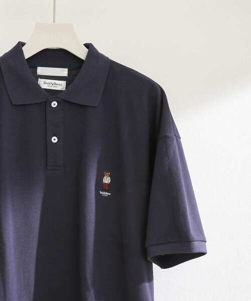 SENSE OF PLACE by URBAN RESEARCH(センスオブプレイスバイアーバンリサーチ)の「『別注』TeddyBear×SENSE OF PLACE テディベアカノコポロシャツ(ポロシャツ・メンズ・グリーン/ネイビー/レッド・MEDIUM/LARGE)」の3枚目の写真