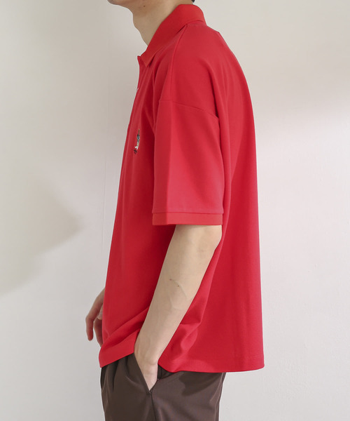 SENSE OF PLACE by URBAN RESEARCH(センスオブプレイスバイアーバンリサーチ)の「『別注』TeddyBear×SENSE OF PLACE テディベアカノコポロシャツ(ポロシャツ・メンズ・グリーン/ネイビー/レッド・MEDIUM/LARGE)」の8枚目の写真